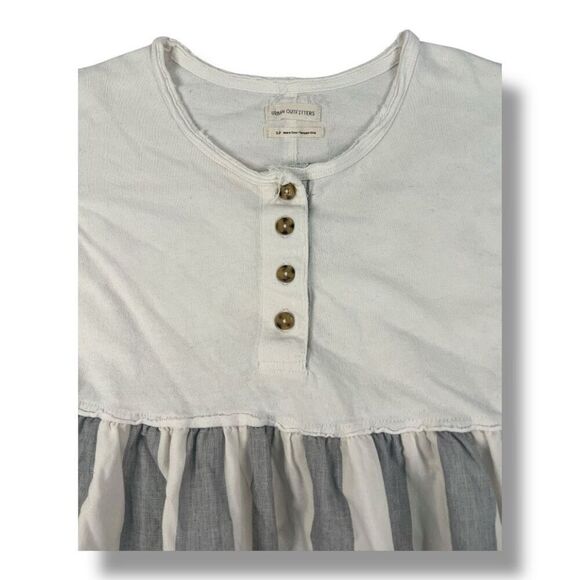 Urban Outfitters Mixed Henley T-Shirt Dress Size Small - Picture 2 of 6